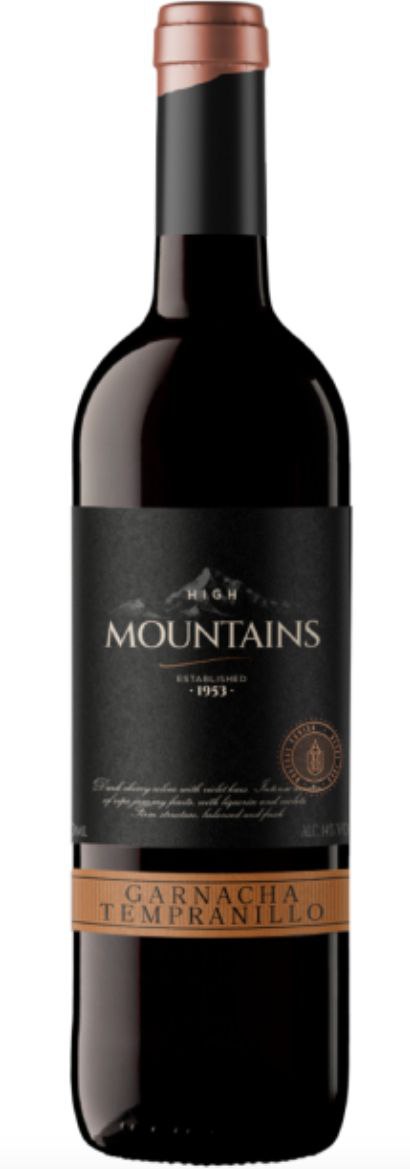 Вино Bodegas Paniza HIGH MOUNTAINS Garnacha & Tempranillo чер сух 14% 0,75л